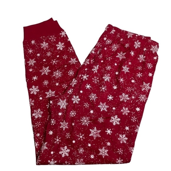 Macy’s Family PJs Pajamas Men's Merry Snowflake Mix It Family Set Medium New - Picture 8 of 12